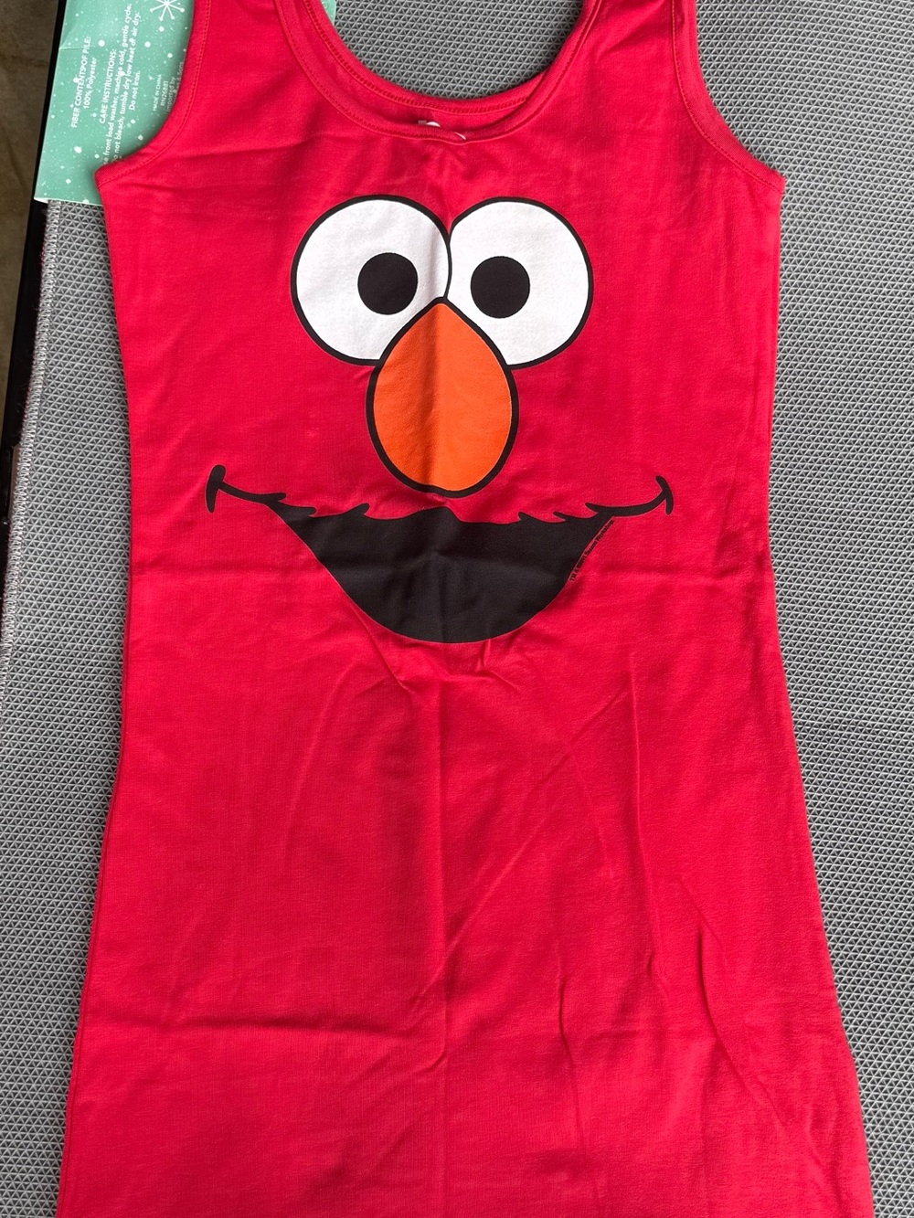 Cosplay Elmo Face Red Tank Dress